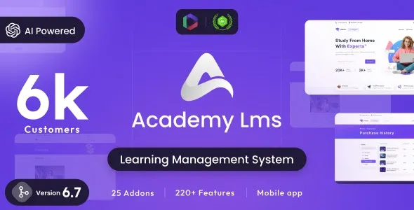 Academy LMS v6.5 - Learning Management System