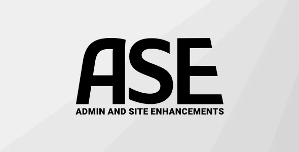 Admin and Site Enhancements (ASE) Pro v6.9.11