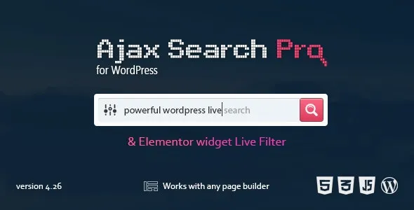 Ajax Search Pro for WordPress v4.26.10
