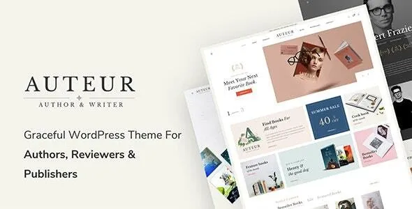 Auteur v6.9 – WordPress Theme for Authors and Publishers