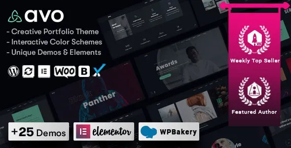 Avo v1.2.5 - Creative Portfolio & Agency WordPress Theme