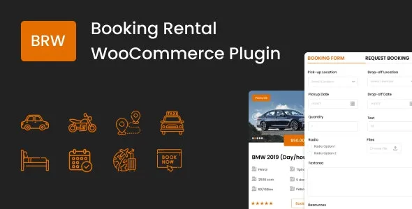 BRW Plugin WooCommerce v1.5.7 - Booking Rental