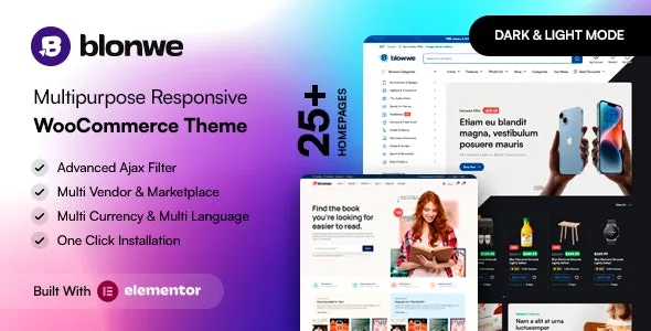 Blonwe v1.1.0 - Multipurpose WooCommerce Theme