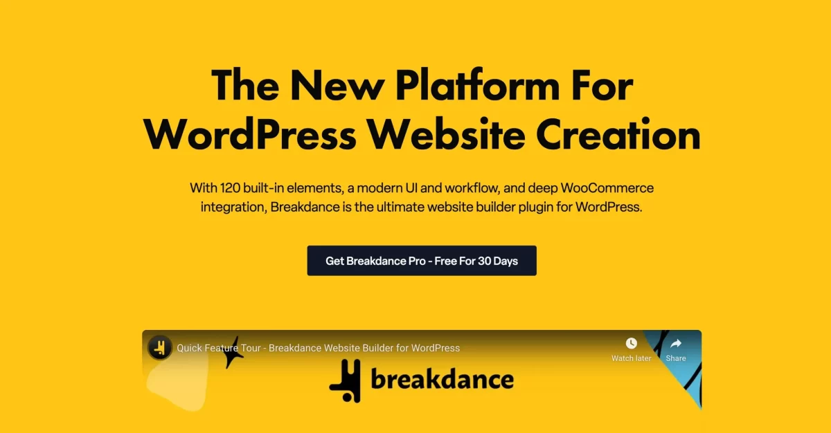 Breakdance v1.7.2 - The New Platform For WordPress Website Creation