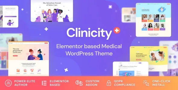 Clinicity Elementor Theme v1.1.4 - Health & Medical