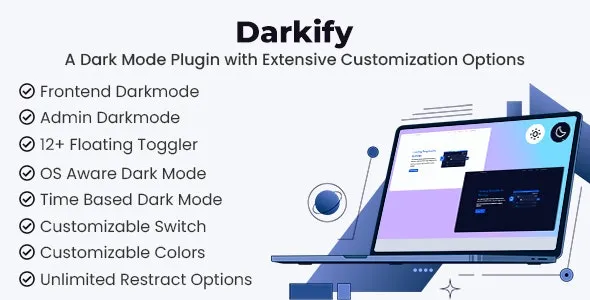 Darkify v1.0.3 - WordPress Dark Mode Plugin nulled