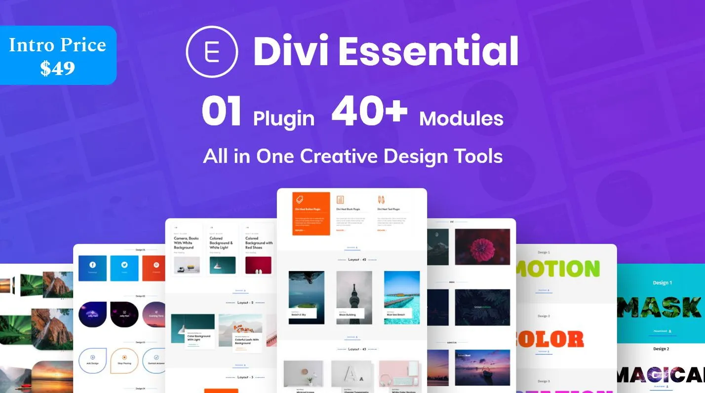 Divi Essential v4.9.7 - Divi Extension