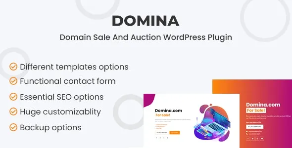 Domina v1.1.0 - Domain For Sale & Auction Plugin nulled