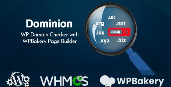 Dominion v1.9.5 - WP Domain Checker with WPBakery Page Builder