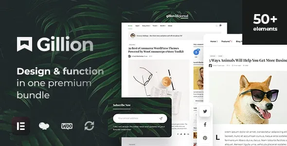 Gillion v4.10 - Multi-Concept Blog/Magazine & Shop WordPress Theme