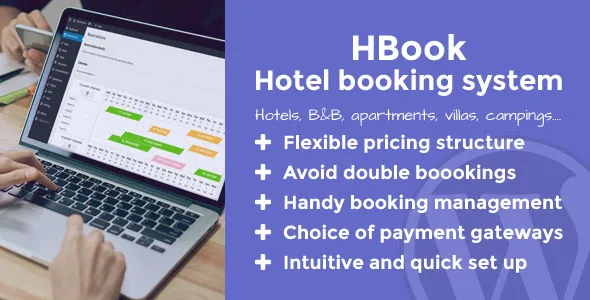 HBook v2.0.26 - Hotel booking system - WordPress Plugin