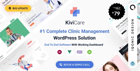 KiviCare v2.2.6 - Medical Clinic & Patient Management WordPress Theme