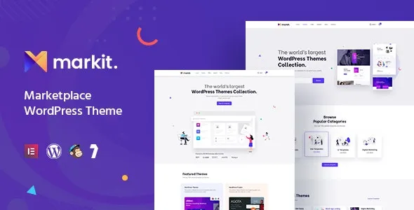 Markite WordPress Theme v1.3.8 - Digital Marketplace