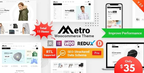 Metro Minimal WooCommerce WordPress Theme