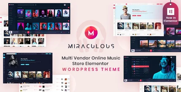 Miraculous v1.2.2 - Online Music Store WordPress Theme