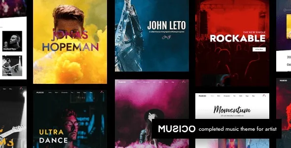 Musico v3.3.1 - Music WordPress Tema