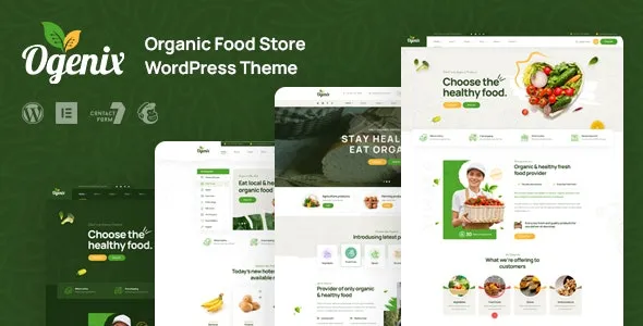 Ogenix WordPress Theme v1.0 - Organic Food Store