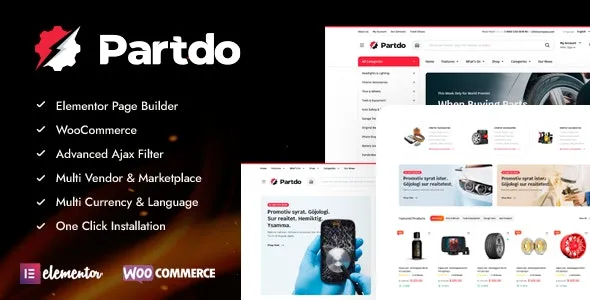 Partdo v1.2.2 - Auto Parts and Tools Shop WooCommerce Theme