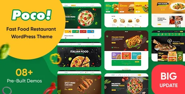 Poco v2.1.5 - Fast Food Restaurant WordPress Theme