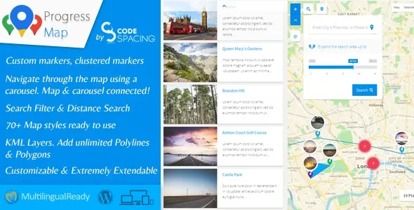 Progress Map Wordpress Plugin nulled