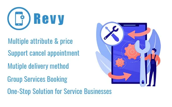 Revy v2.1 - WordPress booking system for repair service industries