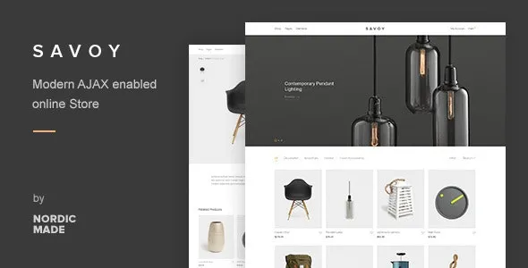 Savoy v2.9.3 - Minimalist AJAX WooCommerce Theme