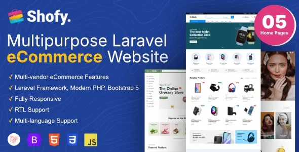 Shofy v1.1.2 - eCommerce & Multivendor Marketplace Laravel Platform