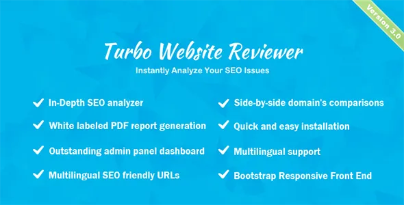 Turbo Website Reviewer v3.0 - In-depth SEO Analysis Tool