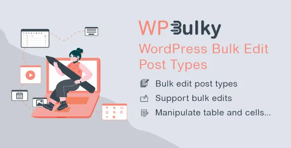 Baixar WPBulky v1.1.0 - WordPress Bulk Edit Post Types