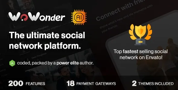 WoWonder v4.3.3 - The Ultimate PHP Social Network Platform