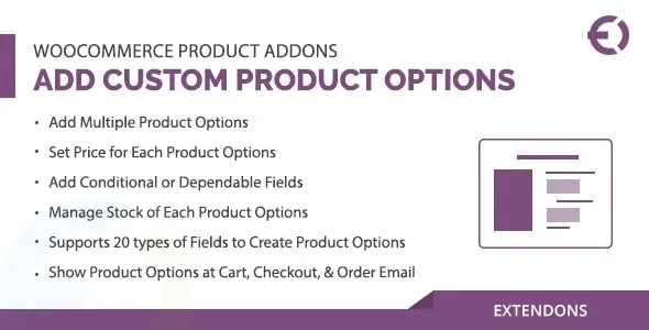 WooCommerce Custom Product Addons Free Download