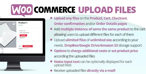 WooCommerce Upload Files