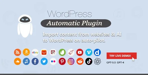 Wordpress Automatic Plugin