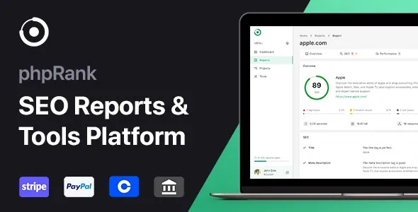 phpRank v2.0.0 - SEO Reports & Tools Platform (SaaS) - nulled